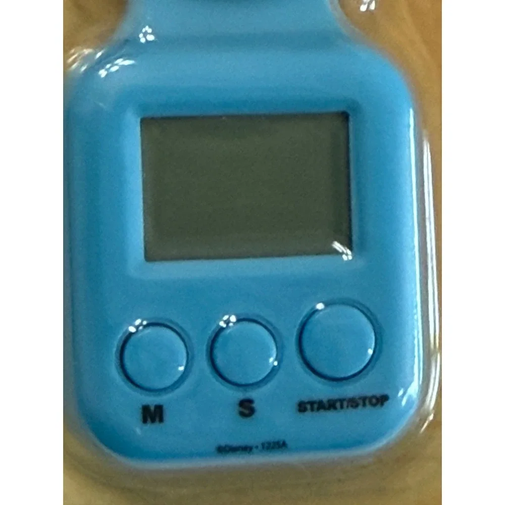 Disney Lilo & Stitch Blue Digital Kitchen Timer Magnetic Winking Stitch 1225A